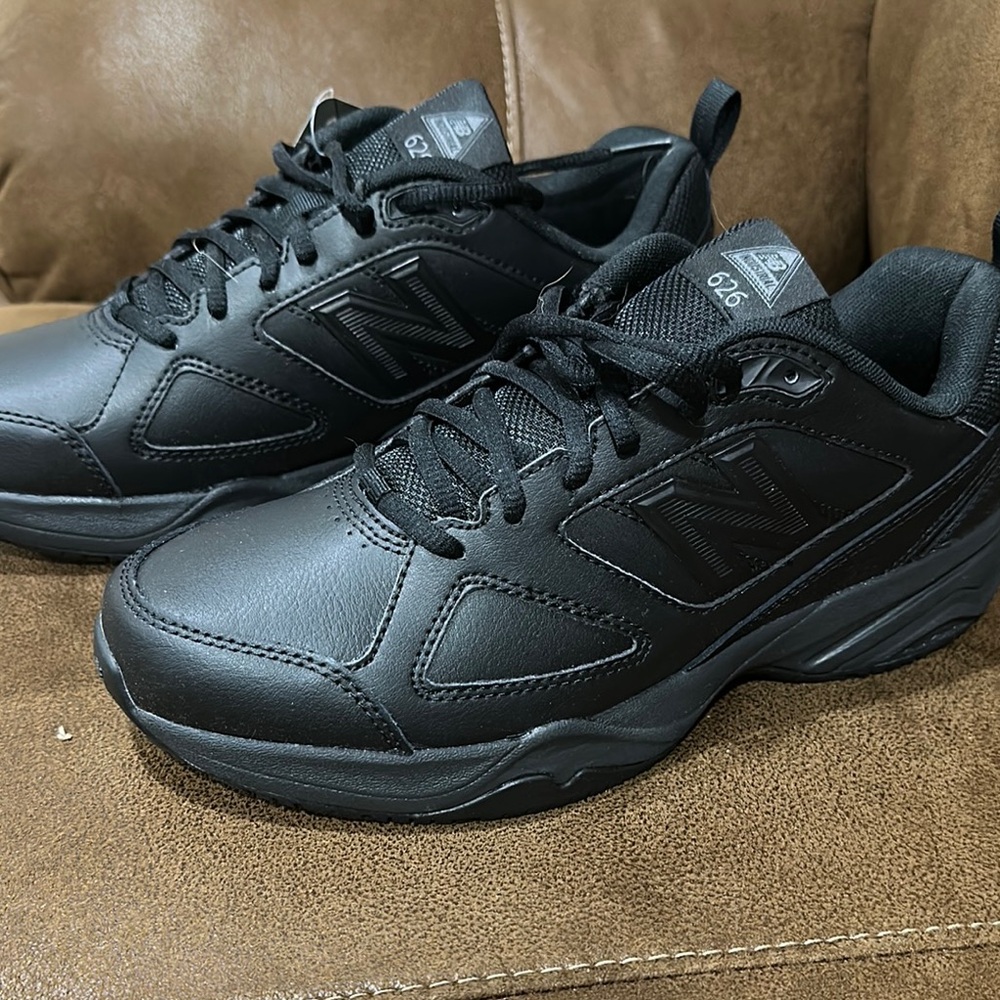 New with box. New Balance Women’s size 10 626 all black slip resistant work/trai